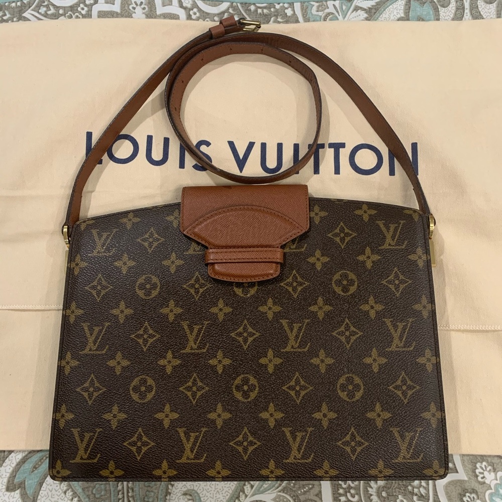 Louis Vuitton Monogram Courcelles Structured Bag